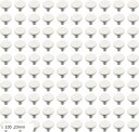 コーラルプラグ 珊瑚 サンゴ ベース セラミック 100個セット(23mm)