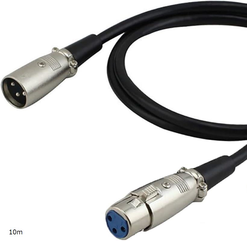 【楽天ランキング1位入賞】互換品XLRケーブル マイク コード キャノン オスメス 10m (10m)