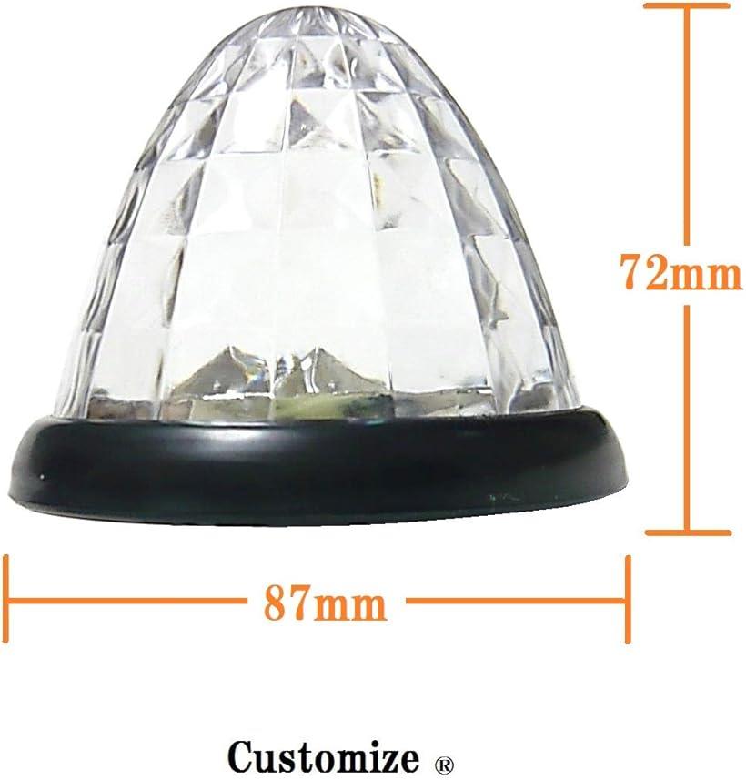 互換品トラック用 マーカーランプ LED サイド 16LED 24V 汎用 2個 セット マルチカ...