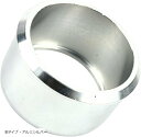バイク マフラーサイレンサー 差込径 変換 アダプター アルミ製 φ50.8-60.5mm ジョイントパイプ 排気管 コネクター B(Bタイプ・アルミシルバー)