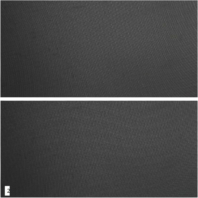 EVA水槽用マット 厚さ6mm 滑り止め加工 水槽用保護マット 水槽対応 防振・防音 クッションマット 多用途 耐震シート 片面ギザ加工 (黒 2枚, 60cmx30cmx6mm)
