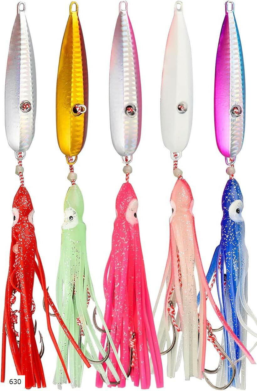 釣り タコ ベイト ＆ インチク タイラバ 鮭 エビ イワシ ヒラメ タラ イカ メバル 色 ミックス フック ..