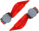 ジップガード 2個セット ジッパー専用セーフティロック ヘッドサイズ16mm以下 盗難防止 防犯対策 スリ対策 海外旅行 貴重品保護(レッド)