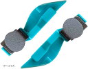 ジップガード 2個セット ジッパー専用セーフティロック ヘッドサイズ16mm以下 盗難防止 防犯対策 スリ対策 海外旅行 貴重品保護(ターコイズ)(2)