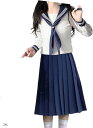 セーラー服 スカート スカーフ 上下 3点セット コスプレ 制服 女子学生服 コスチューム XXL(2XL)