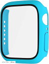 アップルウォッチ カバー Apple watch ケース 44mm シリーズ 5 6 保護ケース 保護カバー 水色 sblu-44(スカイブルー, 44mm)(2)