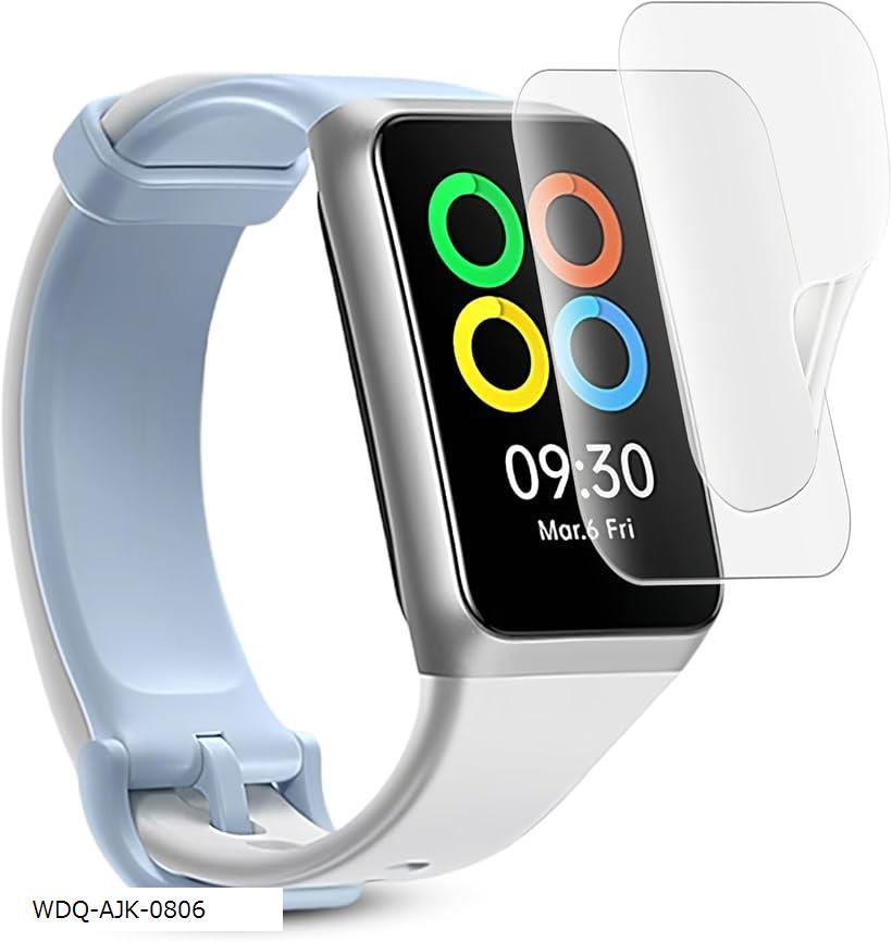 アンチグレア フィルム 2枚セット対応 OPPO Band 保護フィルム 軟 TPU素材 for 2保護フィルム 貼り付け簡単/全面保護/気泡ない/指紋防止/スクラッチ防止/傷つきにくい 対応フィルム(WDQ-AJK-0806)