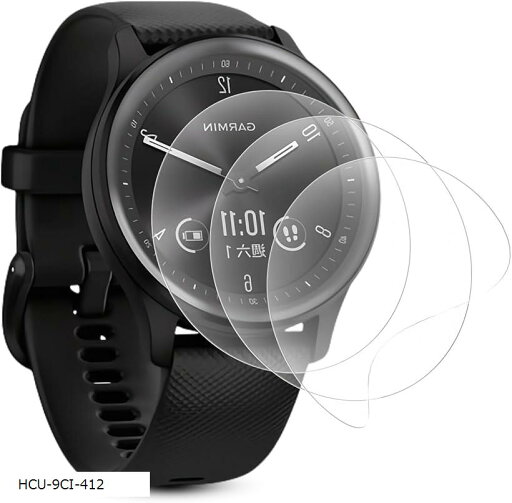 3枚セットFor Garmin ガーミン vivomove Sport 用 フィルム 柔らかいTPU製 3D全面保護 薄い 気泡レス キズ修復 高透過率 スクラッチ防止 保護フィルム(HCU-9CI-412) 3枚セットFor Garmin ガーミン vivomove Sport 用 フィルム 柔らかいTPU製 3D全面保護 薄い 気泡レス キズ修復 高透過率 スクラッチ防止 保護フィルム(HCU-9CI-412)