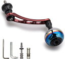 56mm リール ハンドル 30mmノブ搭載 シマノ SHIMANO ダイワ DAIWA 通用 スピニングリール Aurora Series 778(ワインレッド&ブラック)