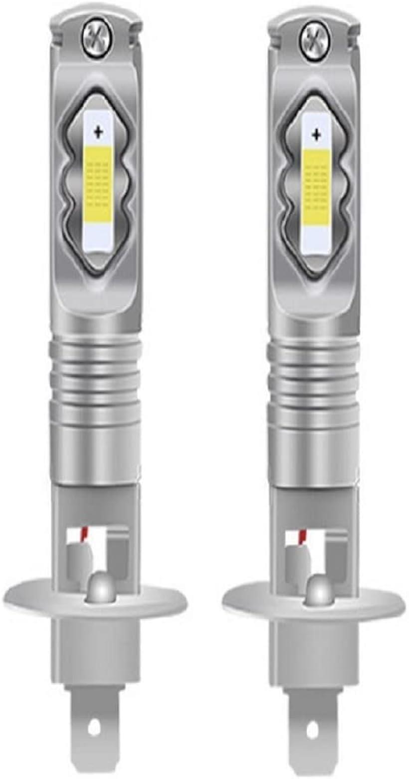 汎用 led フォグ ランプ ヘッド ライト 車 バイク ドライブ 車検 対応 爆光 ハイビーム 霧 長寿命 h1 配線 (イエロー3000K)