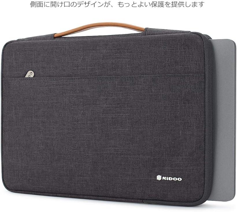 13インチ ビジネスバッグ ラップトップスリーブケース MacBook Pro Air M2 M1-2013 / 14 Surface Laptop(ダークグレー, 13 14 MacBook M2 M1)
