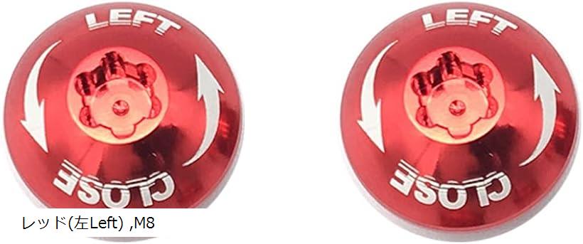 リール パーツ センターナット ベイトリールハンドル専用 レッド 左Left 291(レッド(左Left), M8)