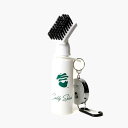 ゴルフウォーターブラシ ゴルフクラブ 掃除 クリーナー 水漏れ防止 リトラクター カラビナ付 ホワイト(ホワイト)