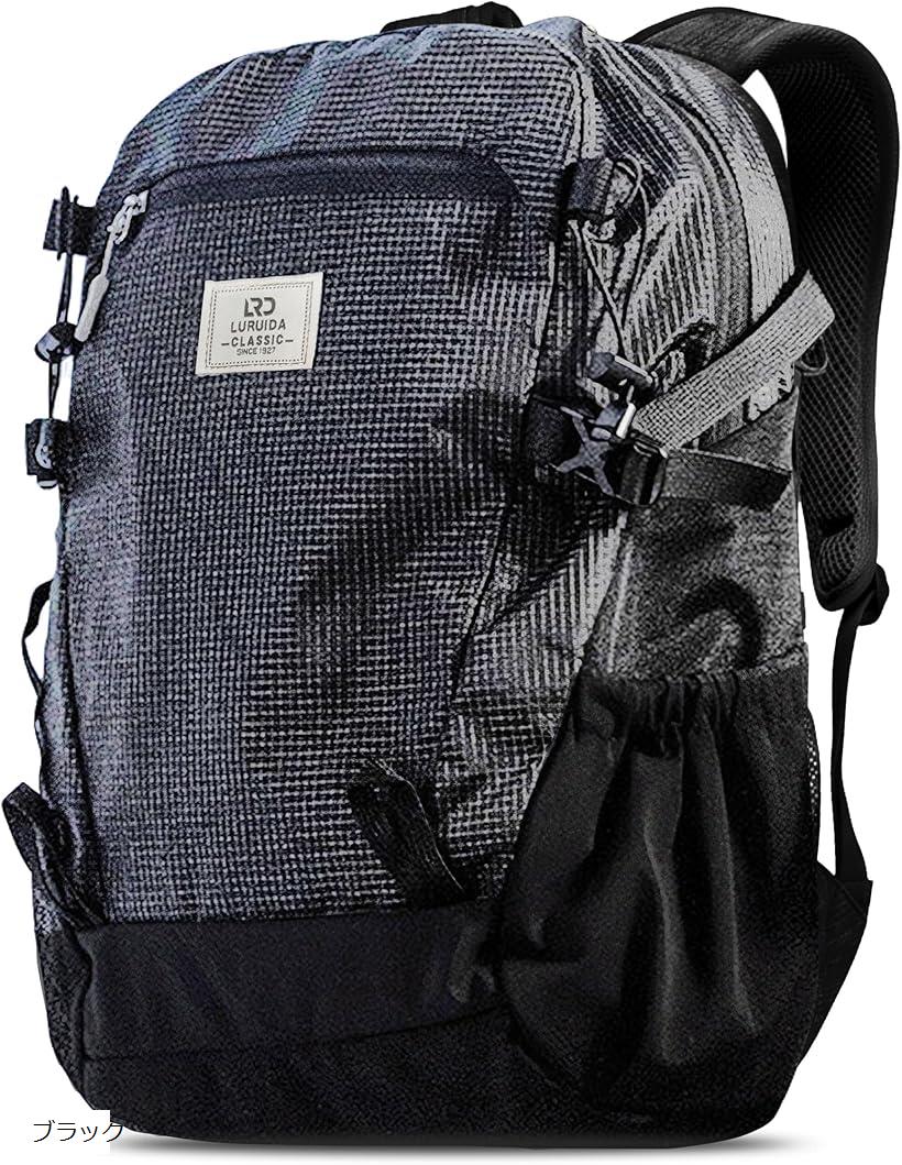 TeamOneDay BACKPACK ClassicStyle リュック 登山 レディース 軽量(ブラック, ミディアム)
