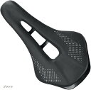 自転車 サドル シート 穴あき カットアウト ショートノーズ ロードバイク マウンテンバイク クロスバイク MTB 通気性(ブラック, ワンサイズ)