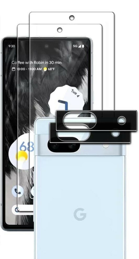 Rakuten - 2枚＋2枚 フィルム Google Pixel 7A ガラスフィルム カメラフィルム レンズフィルム レンズ保護ガラス レンズカバー 保護フィルム 強化 高透過 高光沢 日本製 旭硝子 (クリア通常版)
