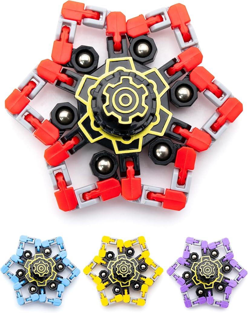 【楽天ランキング1位入賞】October1st ハンドスピナー 4ピース セット変形可能 指先ジャイロスコープ 指先おもちゃセット 手動回転 ストレス軽減 動的...