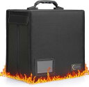 CDケース 耐火 耐水 CD・DVD用ケース 400枚収納可能 大容量 保管ファスナーケース 省スペース コンパクトに収納(ブラック)(2)