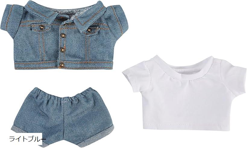 �̤��� �̤������ 20cm �ǥ˥ॸ�㥱�å� ���ܥ� T����� �ͷ� (�饤�ȥ֥롼, 20cm)