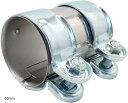 マフラー バンド 汎用 エキゾースト 連結 排気管 ジョイント 全長95mm ステンレス マフラークランプ 内径(60mm)