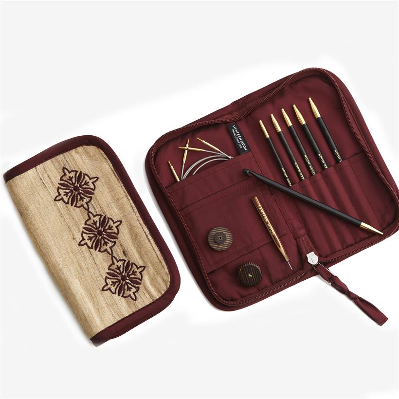 Tunisian Crochet Hook Set-Bequest Sizes G/4mm To L/8mm -LM350321(ゴールド)