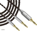 ZT8 ヘッドホンケーブル 両端3.5mm 交換ケーブル イヤホン・ヘッドホン用 8芯 純銅 Hifiman用 HE4XX・HE-350・HE1000に適合 3.5mmステレオ 3極⇔3.5mmプラグ 3極x2 (3.5mm)