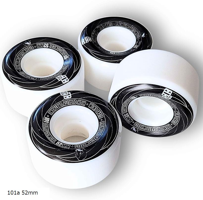 スケボー ウィール ソフト/ハード スケートボードウィール スケートボードタイヤ スケボーウィール Skateboard Wheel (101a 52mm)