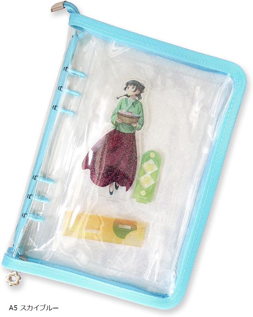アクスタケース 収納 ファイル アクリルスタンド 推し活グッズ 持ち運び オタ活グッズ a5 a6 バインダー 6穴 スカイブルー (A5 スカイブルー)...