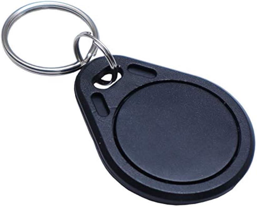 NFC NTAG215 キーホルダー 504バイト メモリー ブラック android amibo対応 1個