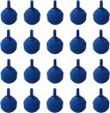 水槽 メダカ 水草 金魚 エアー ストーン 小型 丸 エアーポンプ アクアリウム エアレーション 酸素( ブルー, 直径30mm 20個)