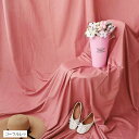 背景布 100cmx240cm 無地 生地 物撮り 撮影用 内装 写真 多用途 シワが付きにくい バック スクリーン スタジオ クロス(コーラルレッド)