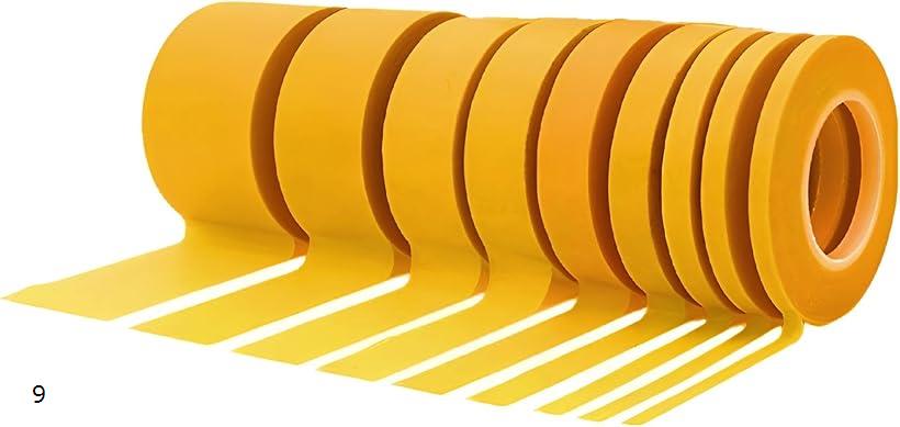 【楽天ランキング1位入賞】マスキングテープ 9本セット 模型 プラモデル ガンプラ 塗装用 マステ 9種