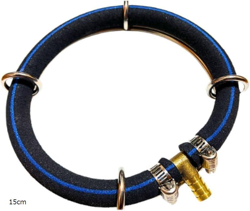 エアーリング 水槽 メダカ 水草 魚 アクアリウム 金魚ポンプ エアレーション 水耕栽培 酸素 (15cm)