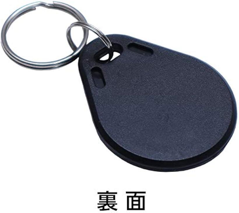 NFC NTAG215 キーホルダー 504バイト メモリー ブラック android amibo対応 10個