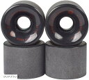 スケートボード用ウィール 高性能 60mmx45mm 耐久性 スムーズなライディング 高反発 衝撃吸収 安定感 トリック対応 軽量 スタイリッシュデザイン(クリ...