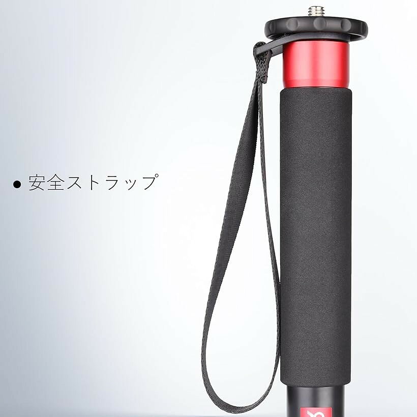 32mm管経カメラ 一脚 5段伸縮 アルミ レバーロック式 トラベル モノポッド 軽量 コ...