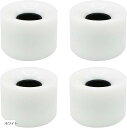 スケートボード用ウィール 高性能 60mmx45mm 耐久性 スムーズなライディング 高反発 衝撃吸収 安定感 トリック対応 軽量 スタイリッシュデザイン(ホワ...