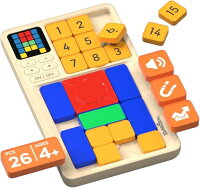 スーパースライド パズル ゲーム 520レベル 解答あり 脳トレ 知育 玩具 室内遊び 暇つぶしグッズ 永久に遊べる おもちゃ 子供 大人 ボードゲーム 旅行 入学 男の子 女の子 8歳 9歳 10歳 11歳 誕生日 ギフト プレゼント
