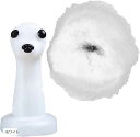 トリミング プードル モデル マネキン トリマー 練習用 土台付き カット(ホワイト)