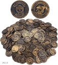 金貨 アンティーク コイン カジノ 宝箱 お金 古銭 海賊 300枚(ブロンズ)