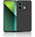 対応 Redmi Note 13 Pro 5G ケース シリコン 耐衝撃 滑り止め スマホケース 傷付き防止 超軽量 マット質感 指紋防止 レンズ保護 ワイヤレス充電 13Pro カバー 黒(VN-AVE-0276)(2)