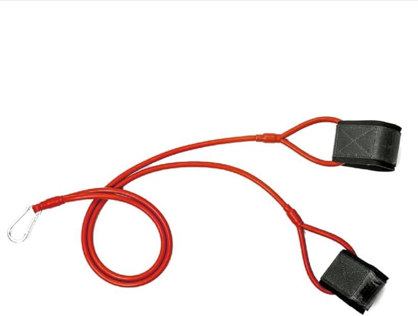 トレーニングチューブ ゴムチューブ 室内練習 レッド(レッド)