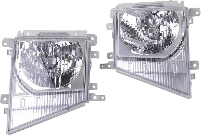 互換品いすゞ 07 エルフ アトラス コンドル タイタン 標準 H19/1～ ヘッド ライト 左右 セット 助手席側 運転席側 日産 UD マツダ 8-98051410-0 8-98051411-0 社外品 カスタムパーツ