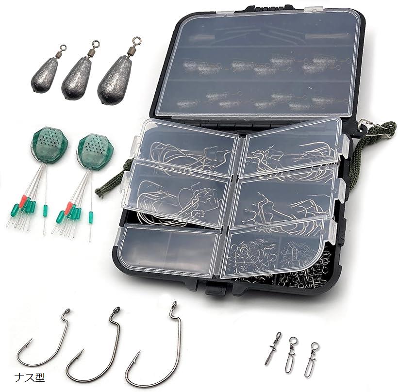 eldog フリリグ フリーリグ スタートセット ロックフィッシュ チニング シンカー オフセットフック ケ..