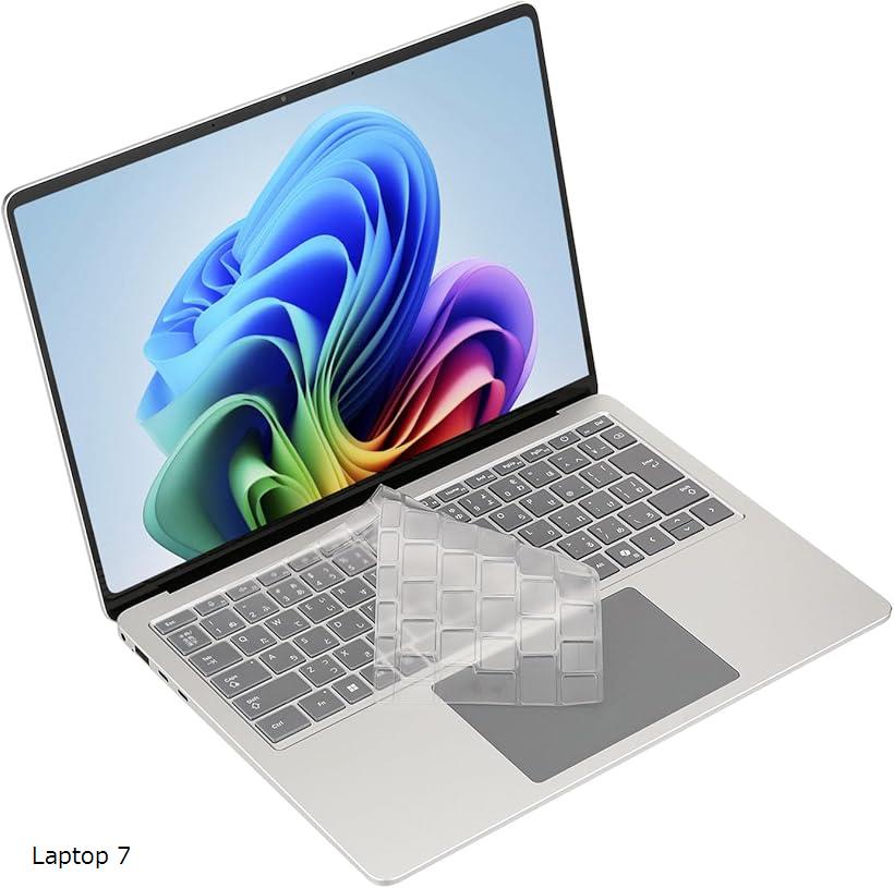 2024 Surface Laptop 第7世代 専用 キーボードカバー JIS 日本語配列 13.8/15インチ TPU 高い透明感 極めて薄い 0.18mm 保護カバー キースキン for Microsoft(Laptop 7)