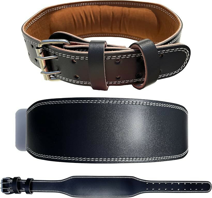 ウエイト リフティングベルト PU レザー 筋トレ パワートレーニング XL：95～110cm (XL：95～110cm)