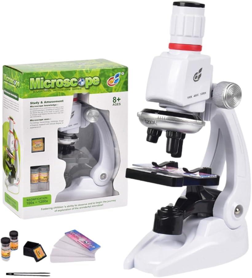 【全品P5倍★お買い物マラソン】顕微鏡 研究 実験 小学生 中学生 子ども向け 学習 プレゼント 撮影 100倍-1200倍