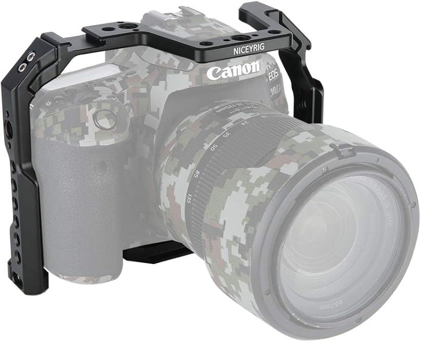 商品コード2bfb7edegb商品名CANON 90D/80D/70D専用ケージ 拡張カメラケージ NATO Rail 軽量 取付便利 耐久性 DSLR 装備 Canon 90D/80D/70D対応 動画撮影 撮影リグ 1件単品ー371ブラ...