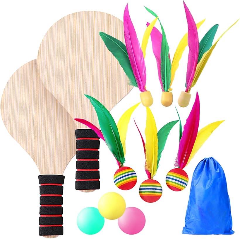 バドミントン ラケット 室内 卓球 羽 ボール 外遊び 公園遊び グッズ