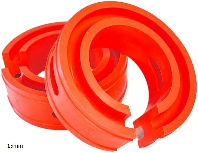 互換品ラバースペーサー スプリングゴム ショックアブソーバー 左右2個セット レッド 車高調 サスペン..